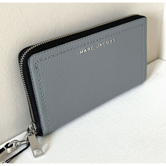 New Marc Jacobs Groove Zip Around Continental Wallet Leather Marshmallow Multi - Picture 2 of 4